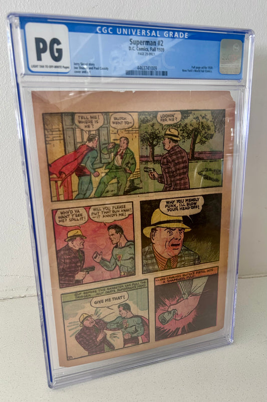 Superman #2 (1938) CGC PG