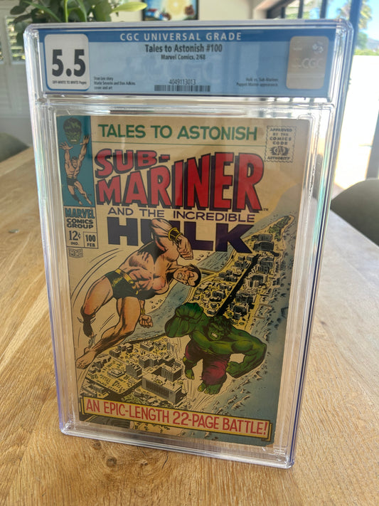 Tales to Astonish #100 CGC 5.5